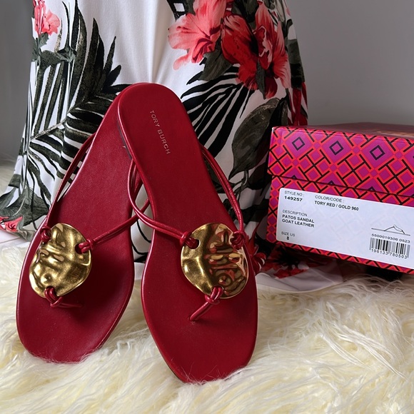 Tory Burch Patos Flat Sandal - Picture 3 of 11